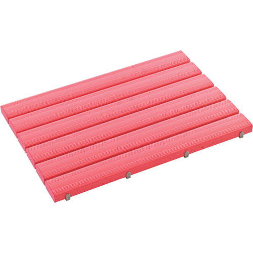 【直送】【代引不可】テラモト 抗菌安全スノコ(組立品) 600×1800 ピンク 1枚 MR-093-345-5の通販は