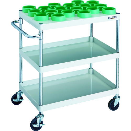 【直送】【代引不可】TRUSCO(トラスコ) フェニックスワゴン 750X500XH880 HSK-100 白色 1台 PEW-TL972D-W 26,146円