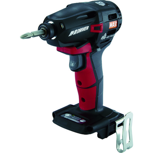 MAX(マックス) 18V充電静音ドライバ本体のみ 赤 1台 PJ-SD102の通販は