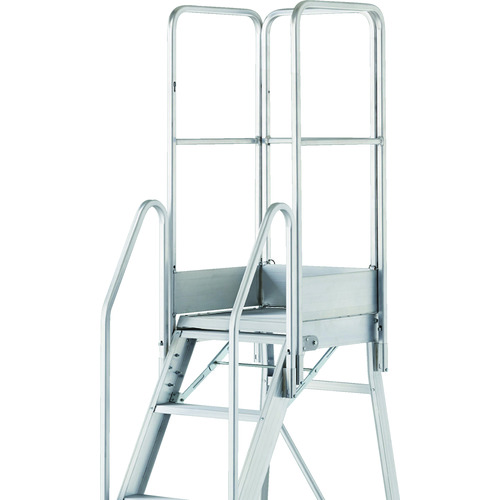 【直送】【代引不可】TRUSCO(トラスコ) TDAD用フルセット手すり 高さ1100mm 本体高さ0.90m〜1.80m用 TDAD-TF-110の通販は