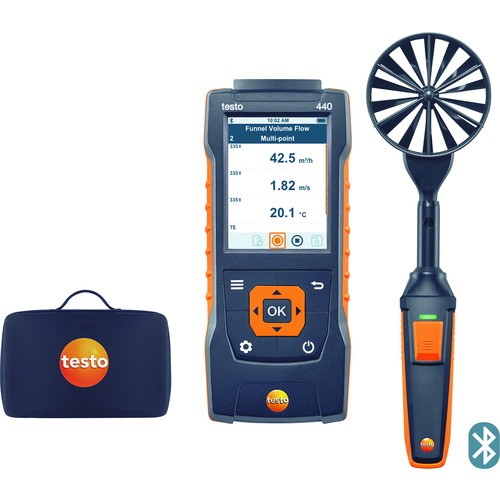 testo(テストー) 100mmベーン式風速計 testo 440 0563 4403