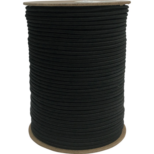 ユタカメイク ゴム タイトゴムロープボビン巻 4.5φ×100m ブラック RT-19の通販は