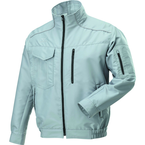 ミズノ 電動ファン付きウエア エアリージャケットTOUGH アロイグレー 3XL-8 1着 F2JE919005-3XL-8の通販は 16,493円
