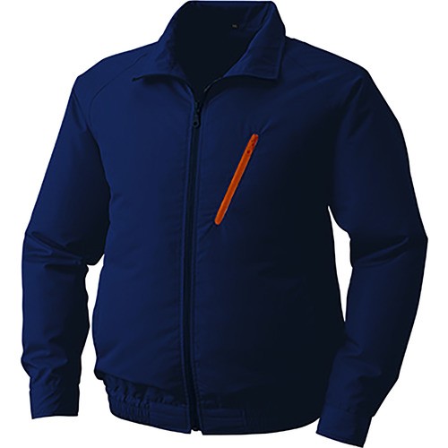 空調服 ポリエステル製空調服 ウェアのみ ネイビー L 1着 KU90510-C03-S3の通販は