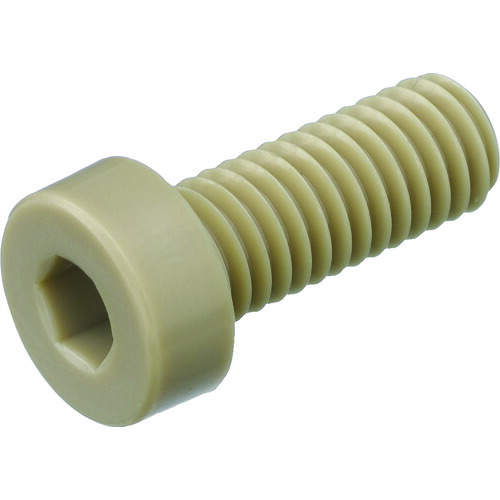 TRUSCO(トラスコ) ポリエーテルエーテルケトン 六角穴付低頭ボルト M4X16 50本入  BPEEK-LCM4X16の通販は