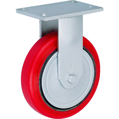 TRUSCO(トラスコ) 重量キャスター 固定 100MM 耐湿ウレタン車輪320KGF  HR/HM100320RPCI-TGの通販は