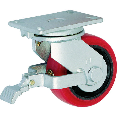 TRUSCO(トラスコ) 重高荷重用キャスター 自在SP付 100MM 耐湿ウレタン車輪620KGF  HR/HM100620PCI-TG-WBの通販は 21,913円