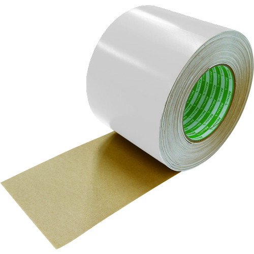 日東エルマテリアル リアル 粗面ラインテープLS 0.91mm×100mm×10M 白  SLT-100W