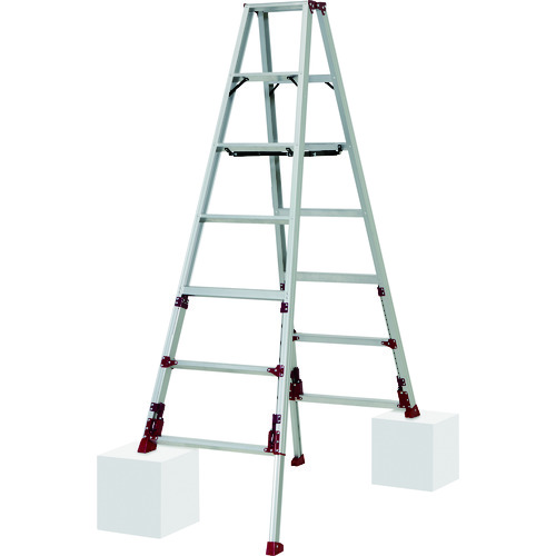 【直送】【代引不可】 Pica(ピカ) 上部操作式四脚アジャスト式専用脚立 SXJ型  SXJ-210Aの通販は 36,035円