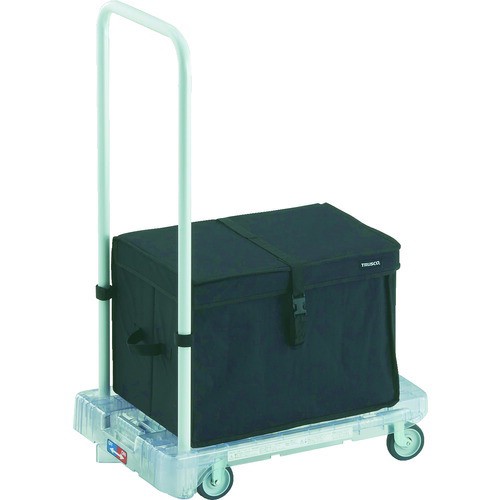 TRUSCO(トラスコ) 樹脂台車 アクロキャリー PC製 省音車輪 600X390 透明 S付 THB付 AC-1PC-TM-S-THBの通販は