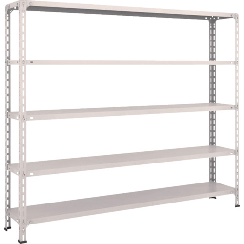 【直送】【代引不可】TRUSCO(トラスコ) 軽量ボルト式棚 開放型 1815X315X1504 天地5段 56V-15の通販は