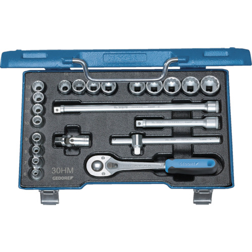 GEDORE(ゲドレー) ソケットセット 9.5sq. 30HMU‐3 22点組 6238300の通販は