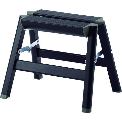 【直送】【代引き不可】長谷川工業(ハセガワ) アルミ踏台 SE型 2段 ブラック SE-3A(BK)の通販は