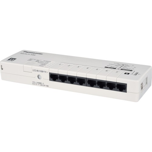 Panasonic(パナソニック) PN210808 デスクサイドスイッチングハブSwitch-S8E VYPN210808の通販は 15,275円