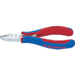KNIPEX(クニペックス) 超硬刃エレクトロニクスニッパー 135mm コンフォートグリップ 7702-135Hの通販は