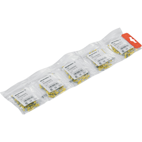 ワイドミュラー 絶縁カバー付圧着端子 より線4.0mm2 長さ20 灰 500個 9019200000の通販は