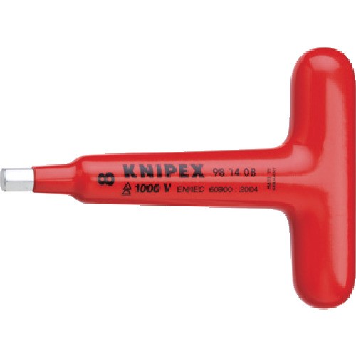 KNIPEX(クニペックス) 絶縁1002VT型六角棒レンチ 8mm 9814-08の通販は