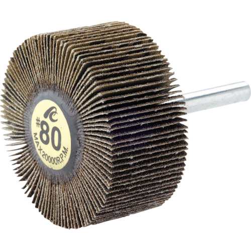 AC(イチグチ) フラップホイル 外径φ60X幅25X軸径6 #80 5個入 AF6025-80の通販は