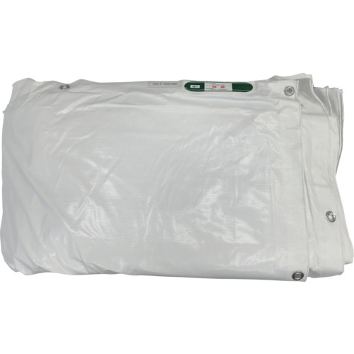 【直送】【代引不可】ユタカメイク 白防炎シート 普及型 10.0mX10.0m B-247の通販は