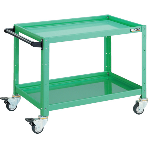TRUSCO(トラスコ) バーディワゴン 600X400XH600 2段 ヤンググリーン BDW-672-YGの通販は