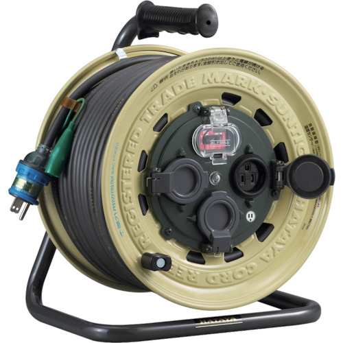 ハタヤリミテッド サンタイガーレインボーリール 単相100V 50m アース・ブレーカー付 BX-501Kの通販は