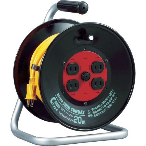 ハタヤリミテッド シンサンデーリール 単相100V型 20m C-20SINの通販は