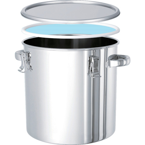 日東電工 ステンレスタンク PTFEパッキン付式保存タンク 4L CTH-PTFE-18