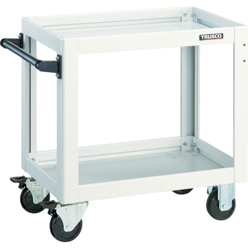 TRUSCO(トラスコ) ツールワゴン ドルフィン 750X500X903 ホワイト DLWS-973-Wの通販は 28,531円