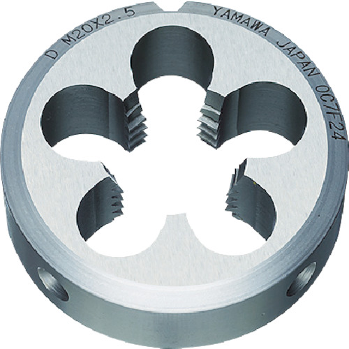 ヤマワ(弥満和製作所) 汎用ソリッドダイス(HSS)メートルねじ用 M1.2X0.25 φ16 D-M1.2X0.25-16