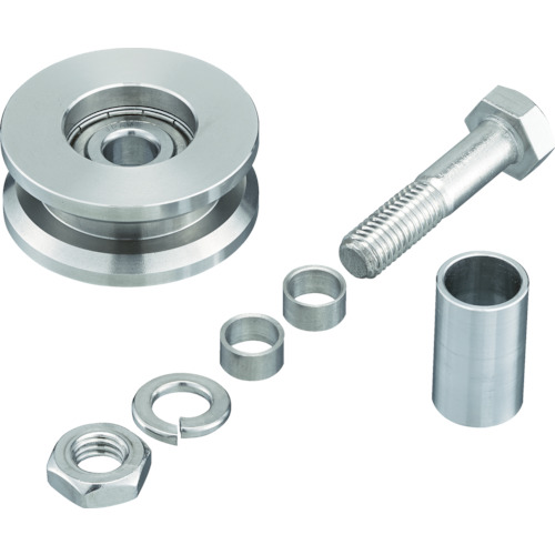 ダイケン ステンレス製重量戸車用車 車径φ100 DS-100Vの通販は