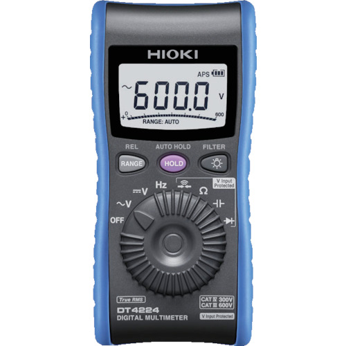 日置(HIOKI) デジタルマルチメータ 検電機能なし DT4224の通販は 18,556円