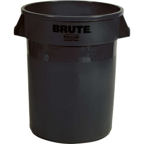 【直送】【代引不可】エレクター ラウンドブルートコンテナ スリット付き 75.7L ブラック 1779734の通販は