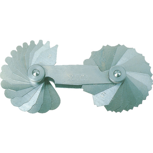 TRUSCO(トラスコ) ラジアスゲージ 測定サイズ24.0〜30.0 枚数14 178MDの通販は 14,625円