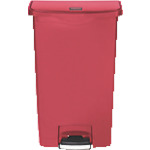 【直送】【代引不可】ラバーメイド スリムジムステップオンコンテナ フロントステップ68.1L レッド 1883568の通販は 30,569円