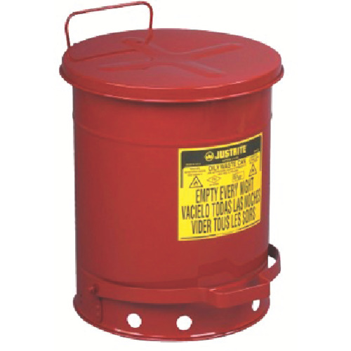 ジャストライト オイリーウエスト缶 10ガロン J09300の通販は 30,923円