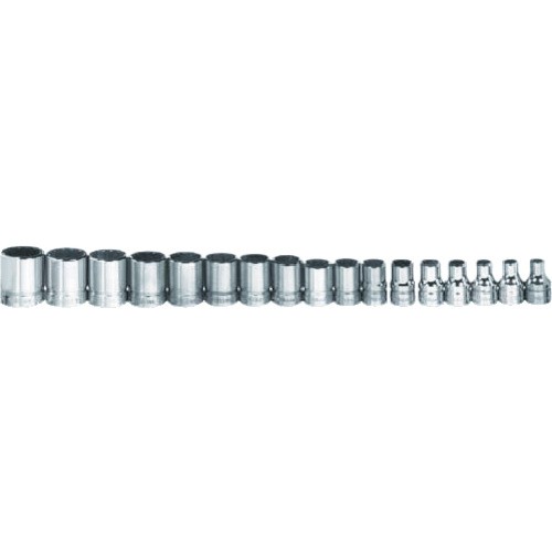 WILLIAMS 3/8(9.5sq.)ドライブソケットセット 12角 17個セット JHWMSB-17RCの通販は