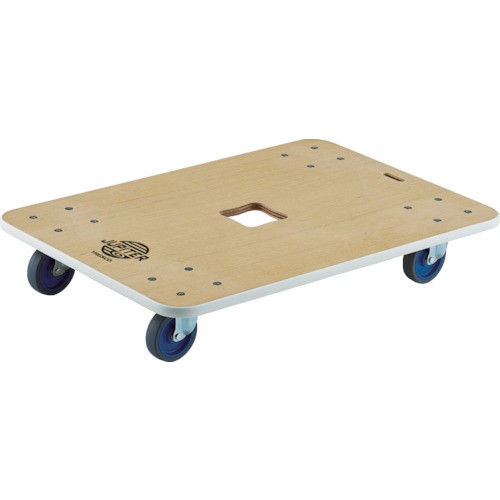【直送】【代引不可】TRUSCO(トラスコ) 木製平台車 ジュピター 900X600 φ100 300kg JUP-900-300