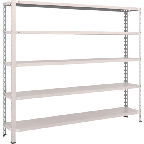 【直送】【代引不可】TRUSCO(トラスコ) 中棚ボルトレス軽量棚 1818X318X1504 天地5段 L56V-15の通販は 26,777円