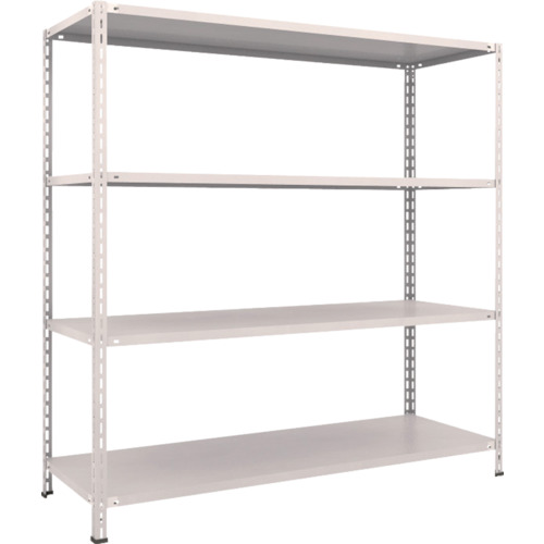 【直送】【代引不可】TRUSCO(トラスコ) 中棚ボルトレス軽量棚 1818X618X1804 天地4段 L66W-14の通販は