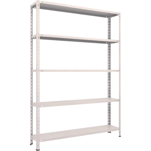 【直送】【代引不可】TRUSCO(トラスコ) 中棚ボルトレス軽量棚 1518X318X2104 天地5段 L75V-15の通販は 25,365円