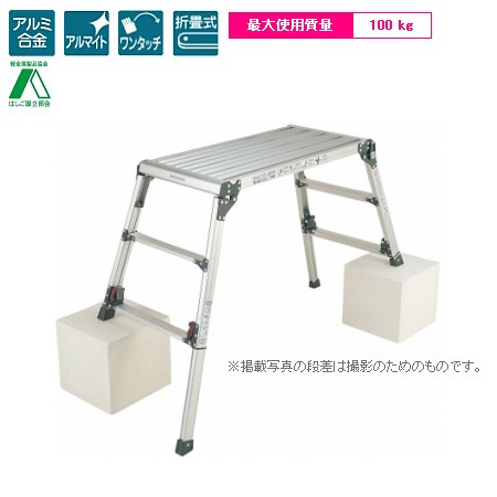 Pica(ピカ) 四脚アジャスト式足場台 DWX-6908Cの通販は