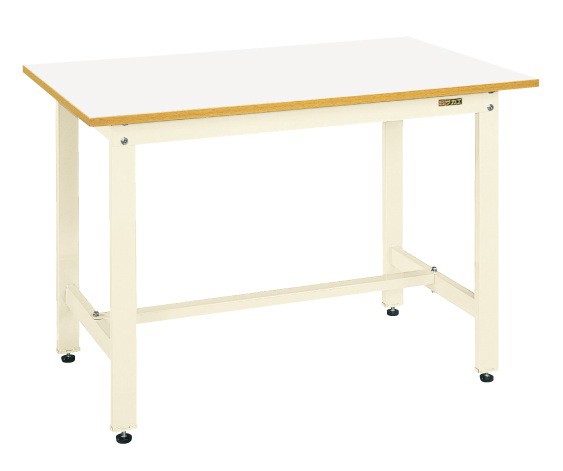 【直送】【代引不可】サカエ(SAKAE) 軽量作業台KH 1500X750X800 本体アイボリー サカエリューム天板ホワイト KH-59FIVの通販は 27,061円