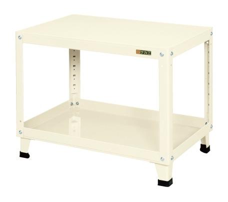 【直送】【代引不可】サカエ(SAKAE) スーパーワゴン 2段 固定 750X500X600 アイボリー KN-206Iの通販は