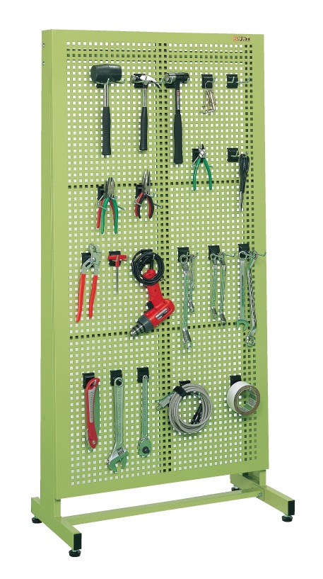 【直送】【代引不可】サカエ(SAKAE) パネルハンガー パンチングパネルタイプ 795X405X1650 MP-16PNの通販は 61,353円