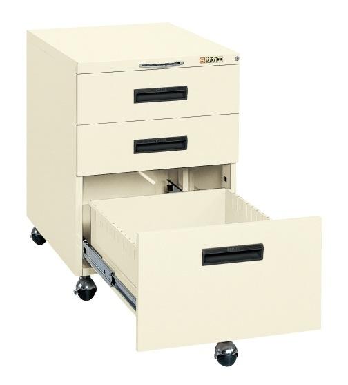 【直送】【代引不可】サカエ(SAKAE) 作業台用キャビネットワゴン 455X540X630 アイボリー NW-3CBIの通販は