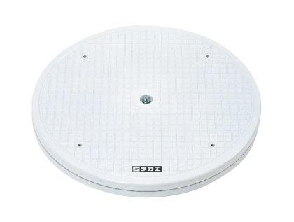サカエ(SAKAE) クルクル回転盤 樹脂製 φ363 ホワイト PU-36GLの通販は 8,316円