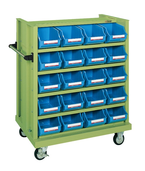 【直送】【代引不可】サカエ(SAKAE) パーツカー ボックス付 大40 860X600X1059 SP-5WBNの通販は