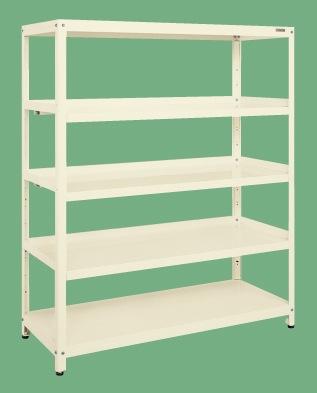 【直送】【代引不可】サカエ(SAKAE) スーパーラック3方コボレ止め棚板 5段 1500X600X1800 アイボリー SPR-3215ALIの通販は