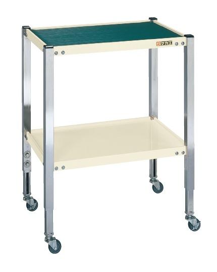 【直送】【代引不可】サカエ(SAKAE) フリーワゴン 高さ調整 2段 600X400X700〜900 TFW-10