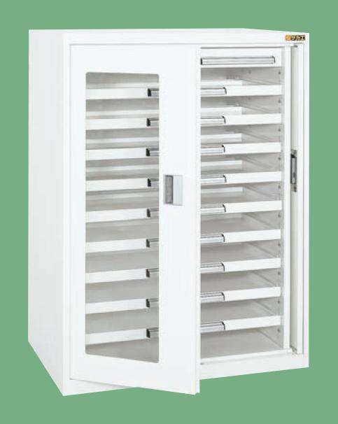 【直送】【代引不可】サカエ(SAKAE) ミニ工具室(横ケント式)アクリル扉タイプ K-K1051AWの通販は